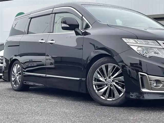 日産 エルグランド ライダー オーテック30th 福島県 2017(平29)年 11.7万km ファントムブラック 両側パワースライドドア /後席フリップダウンモニター/レザーシート/純正ナビ/バックカメラ/フルセグテレビ/デジタルインナーミラー/クルーズコントロール/純正Egスターター/TEIN車高調/車高調コントローラー/ノーマル足回り積込/プッシュスタート/社外AW付きスタッドレスタイヤ積込