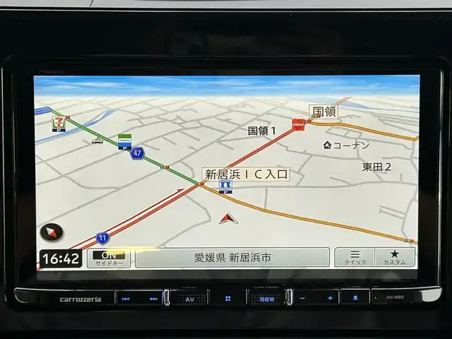 日産 ルークス ハイウェイスター X 愛媛県 2023(令5)年 0.6万km チタニウムグレーメタリック carrozzeria9型ナビ(AM/FM/CD/DVD/フルセグTV)/全周囲カメラ/両側電動スライドドア/左側ハンズフリースライド/インテリジェントセーフティ/アイドリングストップ/前後ドライブレコーダー/クリアランスソナー/電格ミラー/後席サンシェイド/ステアリングリモコン/純正ドアバイザー/LEDヘッドライト/ETC/現状サマー(純正AW)(155/65/R14)/YOKOHAMA BluEarth FE AE30