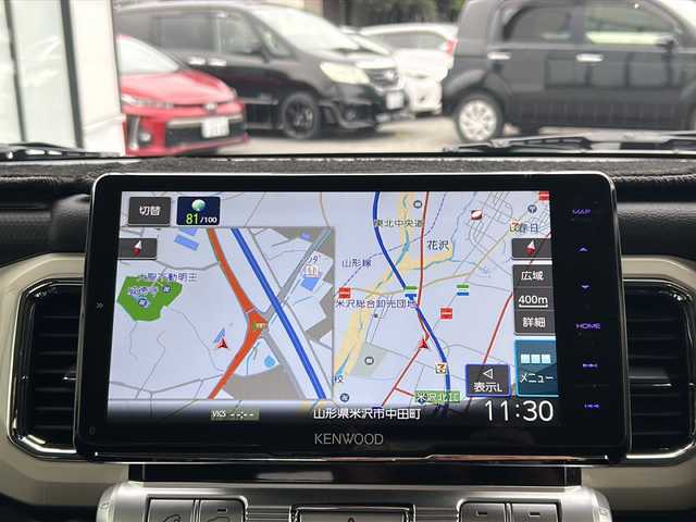 スズキ クロスビー HYBRID MZ 山形県 2024(令6)年 0.3万km キャラバンアイボリーパールメタリック/ホワイト 2トーンルーフ ワンオーナー/4WD/デュアルカメラブレーキサポート/レーダークルーズコントロール/コナーセンサー/全方位カメラ/社外SDナビ/（Bluetooth/CD/DVD/フルセグ)/ハーフレザーシート/LEDオートライト/オートマチックハイビーム/フォグランプ/前後ドライブレコーダー/デジタルインナーミラー/ステアリングスイッチ/パドルシフト/メーカーオプション多数/社外マフラー/純正AW/純正フロアマット/電動格納ミラー/スマートキー×2/ドアバイザー