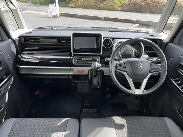 スズキ スペーシア カスタム HYBRID XS 富山県 2018(平30)年 1.5万km アーバンブラウンパールメタリック 純正ナビ／/フルセグＴＶ／/ＤＶＤ再生／/Ｂｌｕｅｔｏｏｔｈ／/アラウンドビューモニター／/両側パワースライドドア／/ハーフレザーシート／/運転席助手席シートヒーター／/ビルトインＥＴＣ／/コーナーセンサー//スマートキー//プッシュスタートエンジン//アイドリングストップ//レーンディパーチャーアラート//衝突軽減ブレーキ//LEDオートライト//LEDフォグライト/