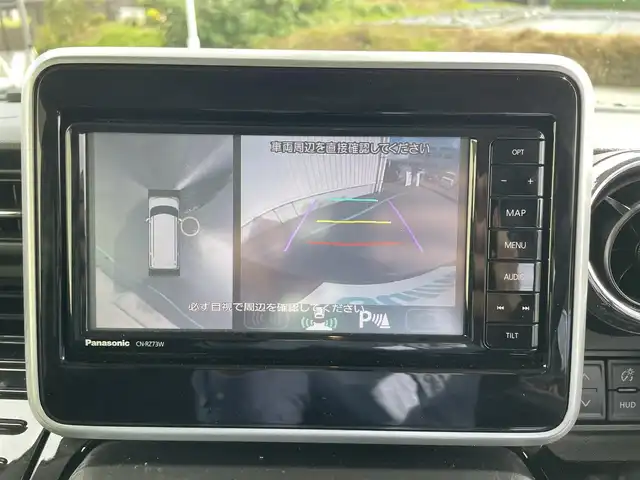 スズキ スペーシア カスタム HYBRID XS 富山県 2018(平30)年 1.5万km アーバンブラウンパールメタリック 純正ナビ／/フルセグＴＶ／/ＤＶＤ再生／/Ｂｌｕｅｔｏｏｔｈ／/アラウンドビューモニター／/両側パワースライドドア／/ハーフレザーシート／/運転席助手席シートヒーター／/ビルトインＥＴＣ／/コーナーセンサー//スマートキー//プッシュスタートエンジン//アイドリングストップ//レーンディパーチャーアラート//衝突軽減ブレーキ//LEDオートライト//LEDフォグライト/