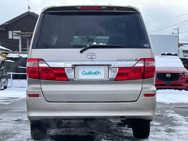 トヨタ アルファード Ｖ AX Lエディション 道央・札幌 2002(平14)年 14.4万km ゴールドM ４WD/純正DVDナビ/AM/FM/CD/ワンセグ/レーンキープアシスト/コーナーセンサー/バックカメラ/ETC/両側パワースライドドア/ステアリングリモコン/AC100V/リモコンキー/キセノンヘッドライト/オートライト/フォグランプ/電動格納ミラー/純正フロアマット/ドアバイザー