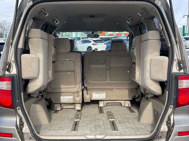 トヨタ アルファード Ｖ AX Lエディション 道央・札幌 2002(平14)年 14.4万km ゴールドM ４WD/純正DVDナビ/AM/FM/CD/ワンセグ/レーンキープアシスト/コーナーセンサー/バックカメラ/ETC/両側パワースライドドア/ステアリングリモコン/AC100V/リモコンキー/キセノンヘッドライト/オートライト/フォグランプ/電動格納ミラー/純正フロアマット/ドアバイザー