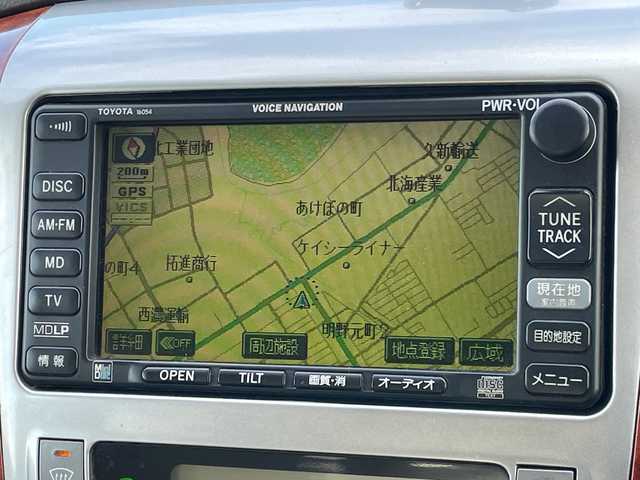 トヨタ アルファード Ｖ AX Lエディション 道央・札幌 2002(平14)年 14.4万km ゴールドM ４WD/純正DVDナビ/AM/FM/CD/ワンセグ/レーンキープアシスト/コーナーセンサー/バックカメラ/ETC/両側パワースライドドア/ステアリングリモコン/AC100V/リモコンキー/キセノンヘッドライト/オートライト/フォグランプ/電動格納ミラー/純正フロアマット/ドアバイザー