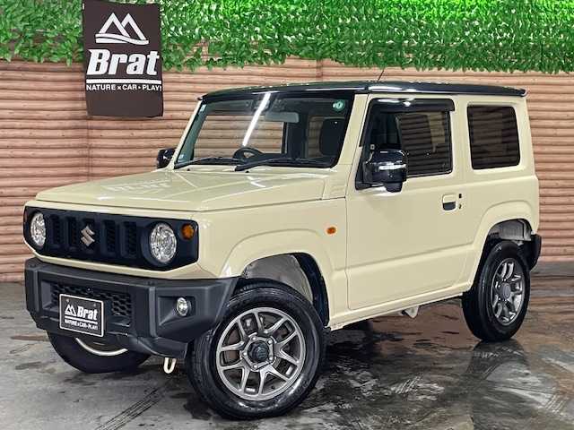 スズキ ジムニー XC 道央・札幌 2019(令1)年 4.8万km シフォンアイボリーメタリックブラック2トーンルーフ 【2511014617】/ワンオーナー　/衝突軽減ブレーキ　/社外ナビ　/フルセグＴＶ　/ドライブレコーダー　/前席シートヒーター　/純正１５インチアルミホイール/プッシュスタート　/スマートキー　/ＬＥＤヘッドライト　/フォグランプ　/ＥＴＣ