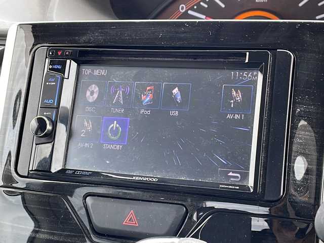 ダイハツ タント G 新潟県 2015(平27)年 7万km ファイアークォーツレッドM 4WD/社外ディスプレイオーディオ/CD/DVD/USB/ETC/両側パワースライドドア/ベンチシート/スマートキー/プッシュスタート/オートライト/純正14インチアルミホイール