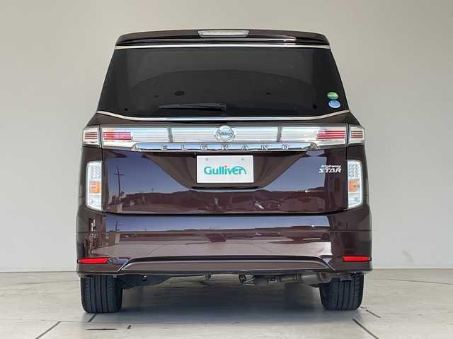 日産 エルグランド 250ハイウェイスター 愛知県 2014(平26)年 5.4万km インペリアルアンバーP 純正ナビ/フリップダウンモニター/両側パワースライドドア/バックカメラ/ハーフレザー/クルーズコントロール/フルセグ/CD DVD/Bluetooth/コーナーセンサー/アルミホイール/LEDヘッドライト/ステアリングスイッチ/スマートキー/プッシュスタート