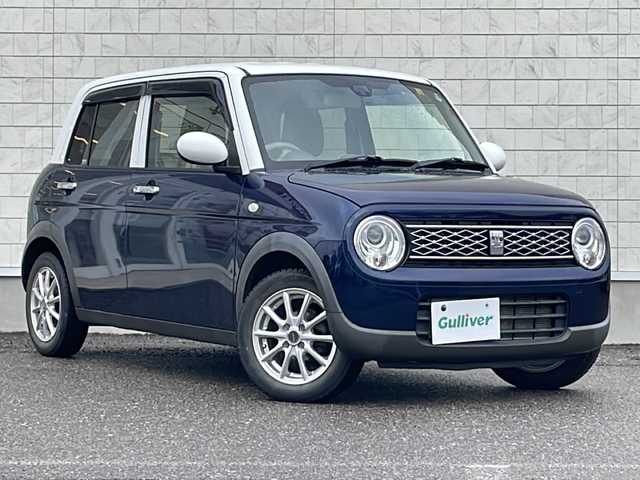 スズキ ラパン S セレクション 福島県 2018(平30)年 2.2万km ノクターンブルーパール/ホワイト2トーン 4WD 純正ナビ フルセグTV Bluetooth バックカメラ 衝突軽減ブレーキ HIDヘッドライト シートヒーター オートライト 横滑り防止アイドリングストップ スマートキー フロアマット