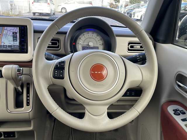 スズキ ラパン S セレクション 福島県 2018(平30)年 2.2万km ノクターンブルーパール/ホワイト2トーン 4WD 純正ナビ フルセグTV Bluetooth バックカメラ 衝突軽減ブレーキ HIDヘッドライト シートヒーター オートライト 横滑り防止アイドリングストップ スマートキー フロアマット