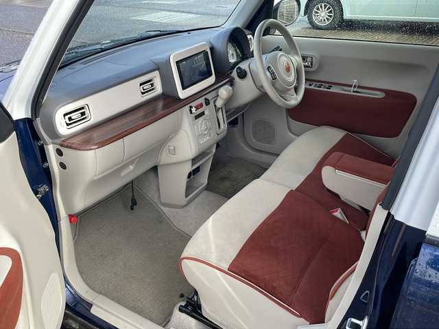 スズキ ラパン S セレクション 福島県 2018(平30)年 2.2万km ノクターンブルーパール/ホワイト2トーン 4WD 純正ナビ フルセグTV Bluetooth バックカメラ 衝突軽減ブレーキ HIDヘッドライト シートヒーター オートライト 横滑り防止アイドリングストップ スマートキー フロアマット