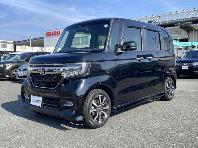 ホンダ Ｎ ＢＯＸ カスタム G L ホンダセンシング 熊本県 2017(平29)年 9.2万km クリスタルブラックパール (株)IDOMが運営する【じしゃロン熊本店】の自社ローン対象車両になります。こちらは現金ご利用時の価格です。自社ローンご希望の方は別途その旨お申付け下さい。　/純正ナビ（VXM-184VFi）/バックカメラ/フルセグテレビ/DVD/CD/Bluetooth接続/ビルトインETC/クルーズコントロール/コーナーセンサー/両側パワースライドドア/LEDヘッドライト/オートライト/スマートキー/純正14インチアルミホイール
