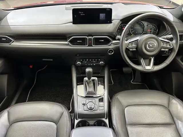 マツダ ＣＸ－５ XD スポーツアピアランス 愛媛県 2022(令4)年 1.8万km ソウルレッドクリスタルM 純正ナビアラウンドビューモニターレーダークルーズコントロールヘッドアップディスプレイパワーバックドアフルセグＴＶ　シートヒーター純正アルミホイールコーナーセンサー衝突軽減　ステアリングヒーター