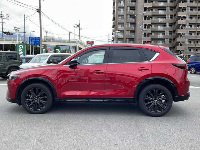 マツダ ＣＸ－５ XD スポーツアピアランス 長野県 2022(令4)年 1.8万km ソウルレッドクリスタルM 10.25インチ純正ナビ/BluetoothAudio/フルセグTV/全方位カメラ/ETC/ドライブレコーダー/スマートブレーキサポート/レーダークルーズコントロール/クルージングトラフィックサポート/アドバンスドスマートシティブレーキサポート/後退時スマートシティブレーキサポート/誤発信抑制制御/ブラインドスポットモニタリング/車線逸脱警報システム/レーンキープアシストシステム/前後パーキングセンサー/ドライバーアテンションアラート/ハンズフリーパワーバックドア/アダプティブLEDヘッドライト/オートライト/パワーシート/本革シート/革巻きステアリング/全席シートヒーター/ステアリングヒーター/ステアリングスイッチ/パドルシフト/置くだけ充電/電動パーキングブレーキ/ブレーキホールド/電動リアゲート/純正フロアマット/純正19インチアルミホイール/ETC/プッシュスタート/電動格納ミラー/パワーウインドウ/パワーステアリング/スマートキー/禁煙車