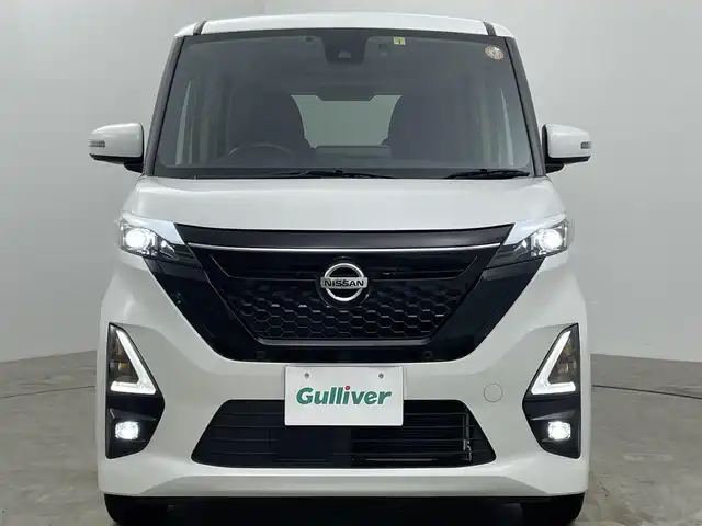 日産 ルークス HWS Gターボ プロパイロットED 岡山県 2023(令5)年 0.9万km ホワイトパール 快適パックB/純正10インチナビ/・FM/AM/Bluetooth/フルセグ/HDMI/・TVキャンセラー/アラウンドビューモニター/安全システム/・プロパイロット/・インテリジェントエマージェンシーブレーキ/・踏み間違い防止/・車線逸脱支援システム/警報/・コーナーセンサー/ハンズフリー機能付きパワースライドドア/前後ドライブレコーダー/ETC/純正15インチナビ/純正フロアマット/ドアバイザー/取扱説明書/新車保証書/スマートキー×２