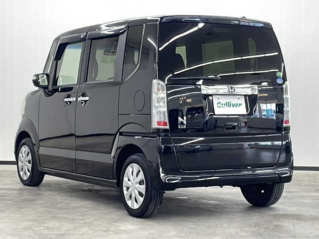 ホンダ Ｎ ＢＯＸ G Lパッケージ 長崎県 2016(平28)年 6.5万km クリスタルブラックパール 禁煙車/純正ナビ（VXM-174VFXi）/CD/DVD/Bluetooth/バックカメラ/ETC/片側パワースライドドア/プッシュスタート/オートライト/純正ヘッドランプ/横滑り防止機能/純正フロアマット/スペアキー/取説/保証書