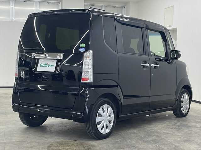 ホンダ Ｎ ＢＯＸ G Lパッケージ 長崎県 2016(平28)年 6.5万km クリスタルブラックパール 禁煙車/純正ナビ（VXM-174VFXi）/CD/DVD/Bluetooth/バックカメラ/ETC/片側パワースライドドア/プッシュスタート/オートライト/純正ヘッドランプ/横滑り防止機能/純正フロアマット/スペアキー/取説/保証書