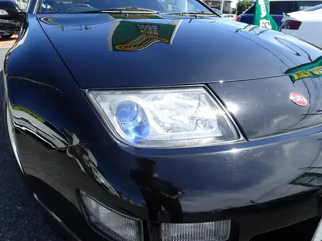 日産 フェアレディ Ｚ 300ZX ツインターボ 2／2 千葉県 2000(平12)年 10.4万km スーパーブラック 社外ナビ/・フルセグTV/・Bluetooth/・FM/AMラジオ/ETC/スペアキー/パワーシート（F席）/BOSEサウンド/マルチインフォメーション（ターボタイマー）/社外マフラー/社外ホイール（ESTATUS Style-S）/ALPINEツィーター/ウーハー/社外ステアリング（Daytona）/ドライブレコーダー/タイミングベルト交換（H30/6）/クーラント交換（R4/7）/保証書/取扱説明書