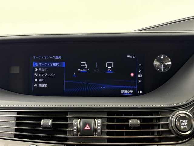 レクサス ＬＳ 500 Iパッケージ 埼玉県 2018(平30)年 5.1万km ソニッククォーツ 12．3インチメモリナビ/（AM/FM/CD/DVD/BT/フルTV）/全方位カメラ/サンルーフ/レクサスセーフティセンス/・プリクラッシュセーフティ/・レーントレーシングアシスト/・レーダークルーズコントロール/・ロードサインアシスト/・パーキングサポートブレーキ/レザーシート/・シートヒーター/・エアシート/メモリ付きパワーシート/純正ドラレコ/純正アルミホイール/純正フロアマット/保証書/取扱説明書/スペア1本