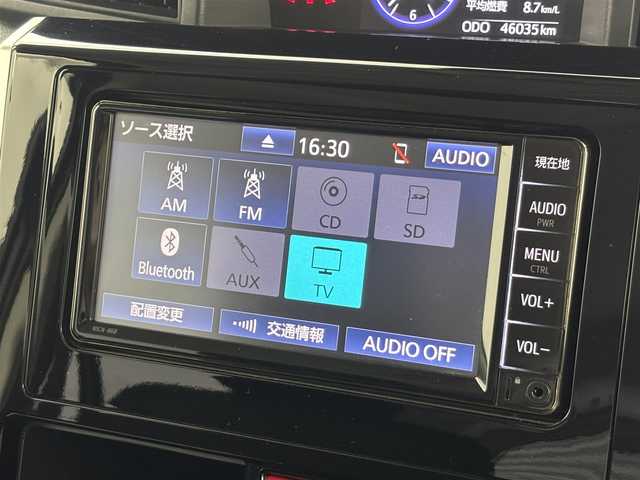 トヨタ タンク G コージーエディション 福井県 2019(平31)年 4.6万km レーザーブルークリスタルシャイン 純正7インチＳＤナビ/型式：NSCN-W68/【AM/FM/CD/Bluetooth/フルセグTV】/バックカメラ/ビルトインETC/衝突軽減ブレーキ/クルーズコントロール（追従なし）/オートライト/プッシュスタート/スマートキー/純正ドアバイザー/純正フロアマット/取扱説明書/新車時保証書