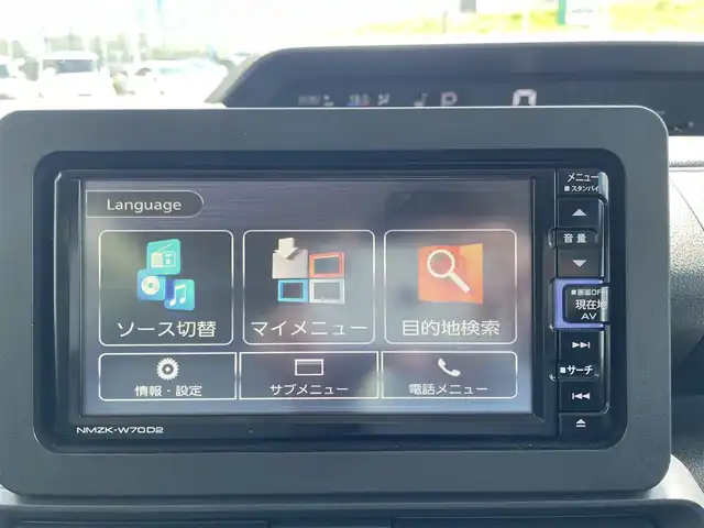 ダイハツ タント カスタム X スタイルセレクション 青森県 2021(令3)年 2.5万km ブラックマイカメタリック ・4WD/・純正ナビ/・フルセグ/Bluetooth/・テレビキャンセラー/・衝突軽減ブレーキ/・横滑り防止/・両側パワースライドドア/・ドライブレコーダー/・エンジンスターター/・コーナーセンサー/・シートカバー/・シートヒーター/・オートライト/・USB端子/・純正14AW/・純正LEDヘッドライト/・純正フォグ/・スペアキーあり