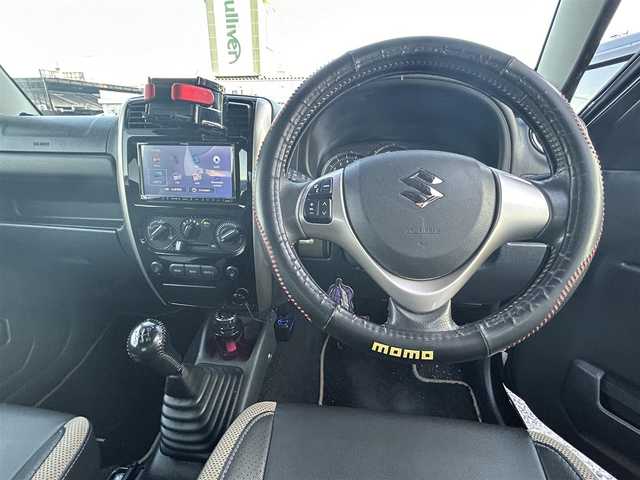 スズキ ジムニー ランドベンチャー 長崎県 2018(平30)年 7.9万km ブルーイッシュブラックパール3 社外メモリナビ/（CD/DVD/BT/フルセグ）/レザーシート/D席シートヒーター/フォグランプ/純正16インチAW/ドライブレコーダー/社外デジタルインナーミラー/ETC/社外マフラー/リフトアップ
