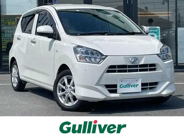 ダイハツ ミラ イース G SAⅢ 茨城県 2017(平29)年 7.7万km パールホワイトⅢ 純正８インチメモリナビ/ダイヤトーンサウンド/（AM・FM・SD・CD・DVD・ipod・USB・TV・BT・AUX）/前席シートヒーター/アイドリングストップ/前後コーナーセンサー/衝突回避支援ブレーキ機能/ETC/バックカメラ/LEDライト/オートライト/オートハイビーム/純正フロアマット/純正14インチアルミホイール