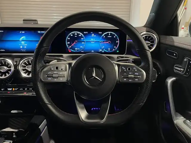 メルセデス・ベンツ ＣＬＡ２００ｄ AMGライン 静岡県 2019(令1)年 3.3万km マウンテングレー 衝突軽減ブレーキ　/半革　/ＡＣＣ　/３６０°カメラ　/ＳＲ　/ＨＵＤ　/ワイヤレス充電　/純正ナビＴＶ　/純正１８ＡＷ　/パドルシフト　/パワーシート／ヒーター／メモリ／マッサージ　/社外ドライブレコーダー