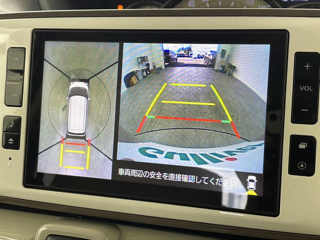 ダイハツ ムーヴ キャンバス G ホワイトアクセント リミテッド SAⅢ 愛知県 2019(令1)年 4.5万km ナチュラルベージュマイカM /禁煙車//特別仕様車”ホワイトアクセントリミテッドSAIII”//純正ルーフキャリア//純正ナビ(NSZN-X69D)//フルセグTV//ETC//前方ドライブレコーダー(DRN-H68N)//パノラマモニター//スマートアシストIII//前後方誤発進抑制//車線逸脱警報//Bi-Angle LEDヘッドライト(AFS機能付)//オートライト//オートハイビーム//LEDフォグランプ//両側ワンタッチパワースライドドア//純正フロアマット//純正ドアバイザー//ステアリングスイッチ//プッシュスタート//電動格納ミラーウィンカー//アイドリングストップ//新車保証書・取扱説明書//スペアキー