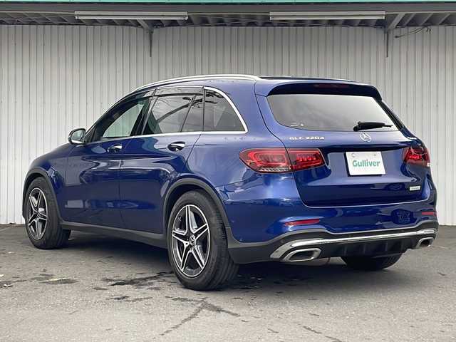 メルセデス・ベンツ ＧＬＣ２２０ d 4マチック AMGライン 長野県 2019(令1)年 3.8万km 青 ４WD/ガラスルーフ/ブラックレザーシート/純正メーカーナビ/バックカメラ/ETC/パワーバックドア/シートヒーター/純正19インチアルミ/冬タイヤ積込/コーナーセンサー/保証書・取説/スペアキー