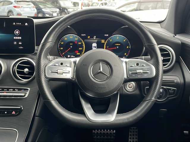 メルセデス・ベンツ ＧＬＣ２２０ d 4マチック AMGライン 長野県 2019(令1)年 3.8万km 青 ４WD/ガラスルーフ/ブラックレザーシート/純正メーカーナビ/バックカメラ/ETC/パワーバックドア/シートヒーター/純正19インチアルミ/冬タイヤ積込/コーナーセンサー/保証書・取説/スペアキー