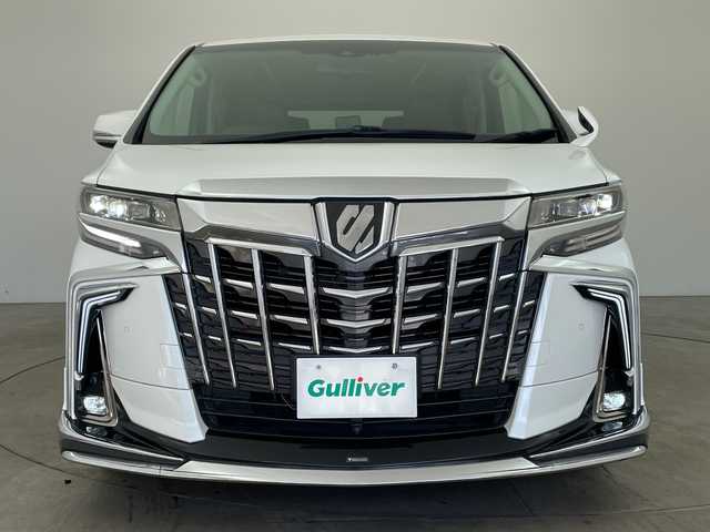 トヨタ アルファード S Cパッケージ 兵庫県 2018(平30)年 6.1万km ホワイトパールクリスタルシャイン ・純正ナビ（NSZN-Z66T）/CD/DVD/SD/TV/Bluetooth/・バックカメラ/・フロントカメラ/・ビルトインETC/・純正ドライブレコーダー/・社外レーダー探知機/・モデリスタエアロ/・モデリスタシグネチャーイルミブレード/・モデリスタマフラー/・Toyota　Safety　Sense/・プリクラッシュセーフティ/・レーントレーシングアシスト/・レーダークルーズコントロール（全車速追従機能付）/・ロードサインアシスト/・アダプティブハイビームシステム/・先行車発進告知/・クリアランスソナー/・革シート/・前席パワーシート/・前席シートヒーター/・前席ベンチレーション/・ステアリングヒーター/・ウッドコンビステアリング/・両側パワースライドドア/・パワーバックドア/・TEIN車高調/・社外21インチアルミホイール