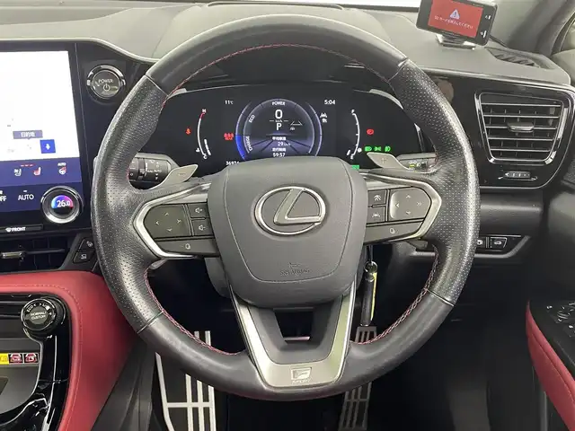 レクサス ＮＸ 350h Fスポーツ 大分県 2022(令4)年 3.7万km グラファイトブラックガラスフレーク 純正ナビ/　（BT/CD/DVD/フルセグ）/マークレビンソンプレミアムサウンドシステム/パノラマルーフ/アドバンスパーク/パノラミックビューモニター/クリアランスソナー/パワーバックドア/3眼LEDヘッドライト/オレンジキャリパー/シートポジションメモリー/ヘッドアップディスプレイ/レーダークルコン/プリクラッシュセーフティー/デジタルインナーミラー/GPSレーダー/置くだけ充電/シートヒーター・クーラー/ベンチレーション/ドライブレコーダー/ビルトインETC2.0