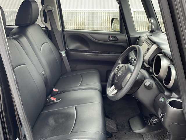 ホンダ Ｎ ＢＯＸ G SSパッケージ 福島県 2014(平26)年 8.2万km クリスタルブラックパール 純正オーディオ　ＣＤ　バックＣ　両側パワスラ　スマートキー　スペアキー　ステリモ　電格ミラー　ヒーテッドドアミラー　ドアバイザー　黒革シートカバー　ＥＣＯＮ　ＬＥＤヘッドライト　純正夏タイヤ付ＡＷ装着