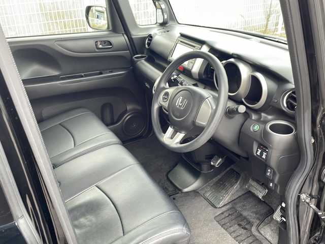 ホンダ Ｎ ＢＯＸ G SSパッケージ 福島県 2014(平26)年 8.2万km クリスタルブラックパール 純正オーディオ　ＣＤ　バックＣ　両側パワスラ　スマートキー　スペアキー　ステリモ　電格ミラー　ヒーテッドドアミラー　ドアバイザー　黒革シートカバー　ＥＣＯＮ　ＬＥＤヘッドライト　純正夏タイヤ付ＡＷ装着