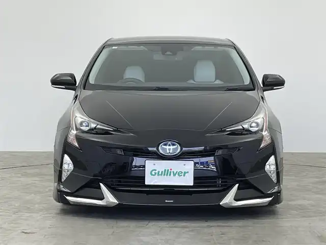 トヨタ プリウス A ツーリングセレクション 群馬県 2016(平28)年 7.2万km アティチュードブラックマイカ 純正９インチナビ　モデリスタエアロ　衝突軽減　アダプティブクルーズコントロール　レーンアシスト　オートマチックハイビーム　ＥＴＣ　ヘッドアップディスプレイ　ローダウン　スマートキー　