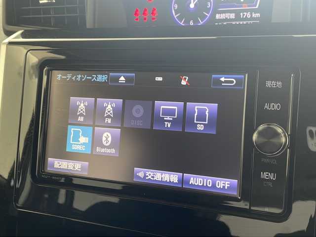 トヨタ タンク カスタムG－T 栃木県 2017(平29)年 8万km プラムブラウンパールクリスタルシャイン 純正SDナビ（NSZT-W66T）/　（AM/FM/フルセグ/CD/DVD/BT）/ビルトインETC/プリクラッシュブレーキ/クルーズコントロール/横滑り防止/アイドリングストップ/前席シートヒーター/両側パワースライドドア/電動格納ミラー/マルチインフォメーションディスプレイ/後席サンシェード/純正アルミホイール/純正フロアマットｖ/プッシュスタート/スマートキー