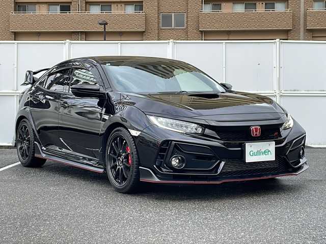 ホンダ シビック タイプR 秋田県 2021(令3)年 2.8万km クリスタルブラックパール ワンオーナー/9インチフローティングナビ　MDV-M908HDF/DVD　CD　　BT　ラジオ　SD　USB　HDMI　フルセグTV/ドライブレコーダー/ETC２．０/クルーズコントロール/バックカメラ/電動パーキングブレーキ/オートブレーキホールド/レイズ18インチアルミホイール/純正20インチアルミホイール積み込み/ブレンボキャリパー/純正バケットシート/オートLEDヘッドライト/スペアキー/ドアバイザー