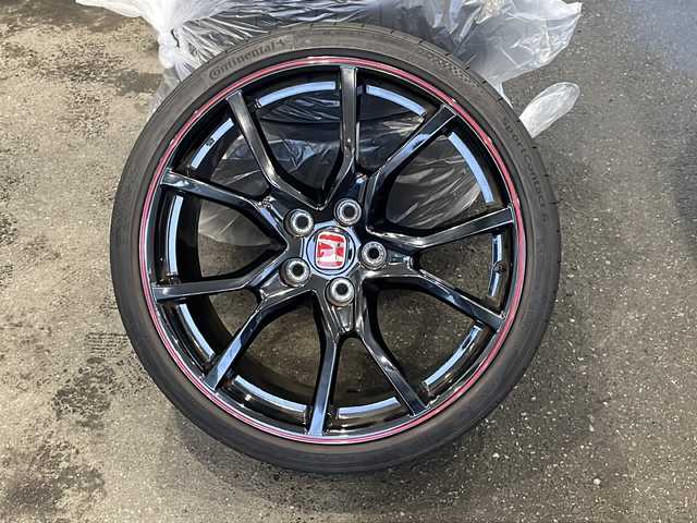 ホンダ シビック タイプR 秋田県 2021(令3)年 2.8万km クリスタルブラックパール ワンオーナー/9インチフローティングナビ　MDV-M908HDF/DVD　CD　　BT　ラジオ　SD　USB　HDMI　フルセグTV/ドライブレコーダー/ETC２．０/クルーズコントロール/バックカメラ/電動パーキングブレーキ/オートブレーキホールド/レイズ18インチアルミホイール/純正20インチアルミホイール積み込み/ブレンボキャリパー/純正バケットシート/オートLEDヘッドライト/スペアキー/ドアバイザー
