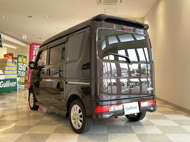 スズキ エブリィ ワゴン PZターボ 福井県 2017(平29)年 4.6万km ムーンライトバイオレットPM 4WD/社外ナビ/フルセグTV/バックカメラ/ETC/片側パワースライドドア/前後ドライブレコーダー/デジタルインナーミラー/シートヒーター/リアヒーター/オートライト/LEDヘッドライト/フォグランプ/衝突被害軽減システム/プッシュスタート/スマートキー/純正AW/純正フロアマット/ステアリングスイッチ/ウィンカーミラー
