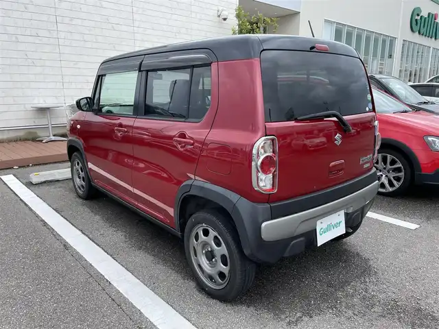 スズキ ハスラー G ターボ 石川県 2015(平27)年 5.9万km フェニックスレッドパール/ブルーイッシュブラックパール 純正メモリーナビ/CD/ワンセグTV/バックカメラ/スマートキー/プッシュスタート/電動ミラー/レーダーブレーキ/シートヒーター/オートエアコン/ベンチシート