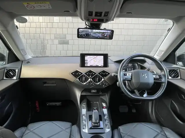 ＤＳオートモビル ＤＳ３ クロスバック ソーシック レザーエディション 静岡県 2021(令3)年 3万km ノアールオブシディアン 特別仕様車（レザーエディション）/ACC/DSドライブアシスト/衝突被害軽減ブレーキ/DSマトリクスLEDビジョン/ブラインドスポット/社外HDDナビ/フルセグTV/ドライブレコーダー付デジタルインナーミラー/7インチタッチスクリーン/・Bluetooth/AppleCarPlay/androidauto