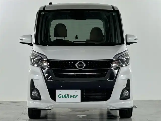 日産 デイズ ルークス HWS X Vセレクション 佐賀県 2019(令1)年 3.1万km ホワイトパール 純正7型ナビ/フルセグTV CD DVD BT/全方位カメラ/衝突軽減ブレーキ/車線逸脱警報/LEDヘッドライト/両側パワースライドドア/前後ドラレコ/天井サーキュレーター/ビルトインETC