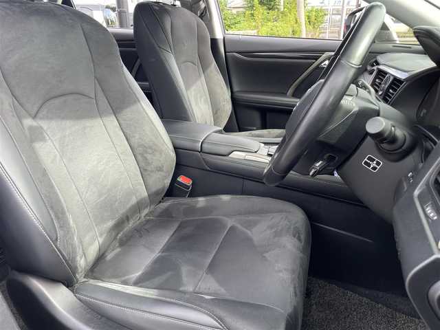 レクサス ＲＸ 450h 茨城県 2016(平28)年 8.3万km ソニッククォーツ 純正ナビ/【SD・AM・FM・TV・BT・USB・ＣＤ・ＤＶＤ・Blu-ray・AUX】/ETC2.0/Bカメラ/左サイドカメラ/レーダークルコン/前方ドラレコ/HUD/サンルーフ/電動リアゲート/パワーシート/100V電源/MTモード付AT/ブレーキホールド/電動パーキングブレーキ/オートライト/オートハイビーム/Fフォグ/LEDライト
