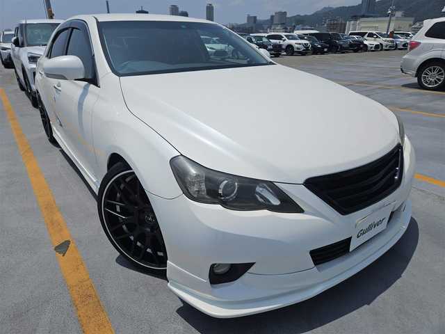 トヨタ マークＸ 250G リラックスセレクション 兵庫県 2010(平22)年 8.4万km ホワイトパールクリスタルシャイン 〇社外ナビ/〇フルセグTV/〇バックカメラ/〇社外リアモニター/〇HIDヘッドランプ/〇オートライト/〇フォグランプ/〇社外20インチアルミ/〇革巻きステアリング/〇左右独立温度調整オートエアコン/〇シートカバー取付/〇パワーシート/〇スマートエントリー/〇禁煙車