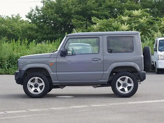 スズキ ジムニー XL 山形県 2019(平31)年 3.6万km ミディアムグレー 4WD/デュアルセンサーブレーキサポート/カーオーディオ/　　【BT USB　AUX】/オートライト/シートヒーター/16インチアルミホイール/IC付ターボ/電動格納ミラー/フォグランプ/スマートキー/ETC