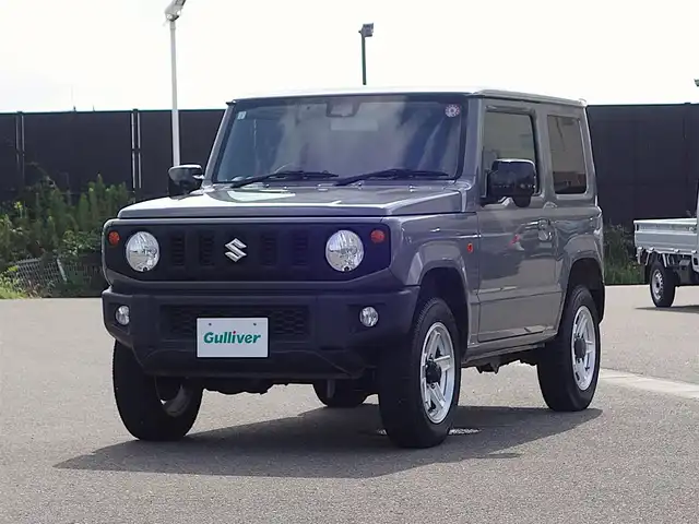 スズキ ジムニー XL 山形県 2019(平31)年 3.6万km ミディアムグレー 4WD/デュアルセンサーブレーキサポート/カーオーディオ/　　【BT USB　AUX】/オートライト/シートヒーター/16インチアルミホイール/IC付ターボ/電動格納ミラー/フォグランプ/スマートキー/ETC