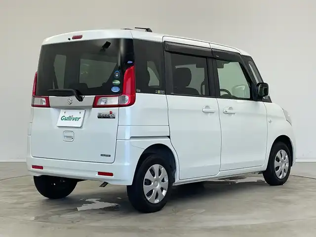 スズキ スペーシア G リミテッド 新潟県 2016(平28)年 6万km クリスタルホワイトP ディーラーオプションメモリナビ/(KXM-E501W)/(CD.DVD.SD.フルセグ.Bluetooth)/左側パワースライドドア/アイドリングストップ/ステアリングリモコン/電動格納ミラー/ヘッドライトレベライザー/オートエアコン/運転席シートヒーター/プッシュスタート/スマートキー/純正フロアマット
