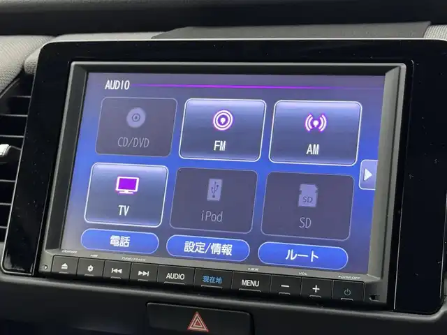 ホンダ フィット e:HEVクロスター 福岡県 2020(令2)年 0.7万km クリスタルブラックパール 純正８型ナビ／フルセグＴＶ　/バックカメラ　/アダプティブクルコン　/コーナーセンサー　/衝突軽減ブレーキ　/レーンキープ　/アクセル踏み間違い防止　/ＥＣＯＮ　/プッシュスタート　/純正１６インチＡＷ　/ＬＥＤライト