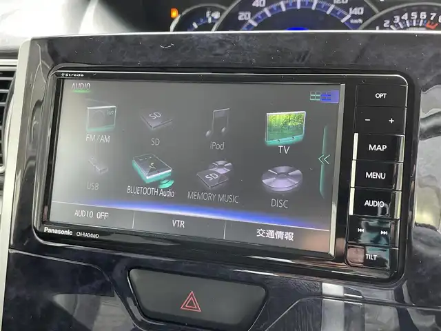 ダイハツ タント カスタムRSトップED VS SAⅢ 滋賀県 2019(平31)年 1.8万km レーザーブルークリスタルシャイン 社外ナビ/【CD.DVD.Bluetooth.フルセグTV】/全方位カメラ/衝突軽減ブレーキ/両側電動スライドドア/ハーフレザーシート/D席シートヒーター/コーナーセンサー/LEDヘッドライト/オートライト/オートハイビーム/前方ドライブレコーダー/ETC/ステアリングスイッチ/純正アルミホイール/プッシュスタート/スマートキー