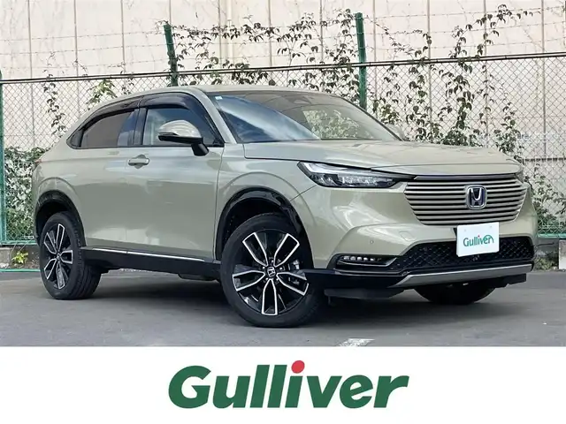 ホンダ ヴェゼル ハイブリッド e:HEV Z 東京都 2023(令5)年 1.2万km サンドカーキパール 純正ナビ/フルセグTV/CD/DVD/Bluetooth/バックカメラ/ホンダセンシング/パワーバックドア/前席シートヒーター/ステアリングヒーター/レーダークルーズコントロール/前後ドライブレコーダー/ETC/ブレーキホールド/スマートキー/フォグライト/純正フロアマット